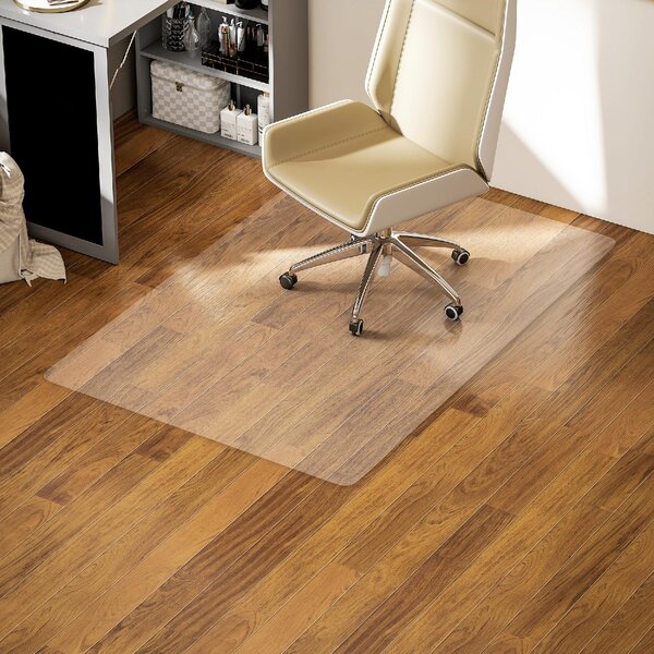 DecHome Tappetino Salvapavimento 100x150 cm in Plastica Trasparente per Sedia da Ufficio - L6541CR