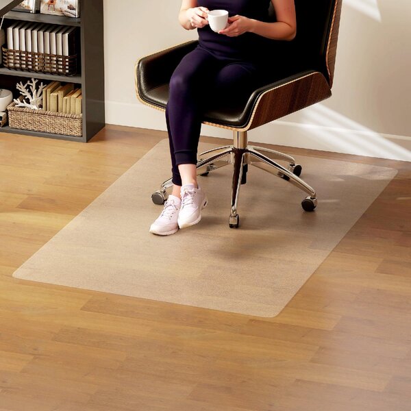 DecHome Tappetino Salvapavimento 100x150 cm in Plastica Trasparente per Sedia da Ufficio - L6541CR
