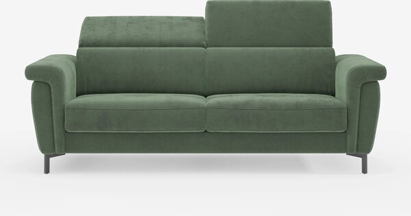 Capri divano letto di design con piedini alti - poggiatesta reclinabil