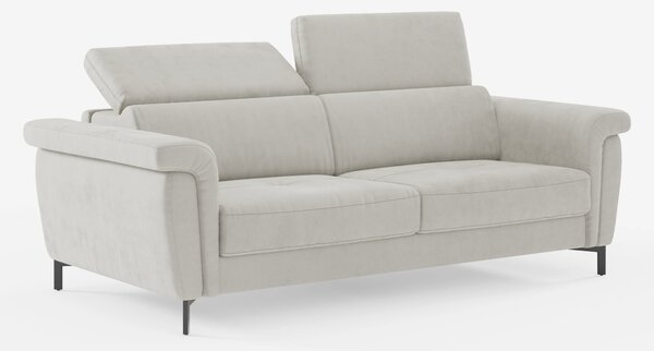Capri divano letto di design con piedini alti - poggiatesta reclinabil