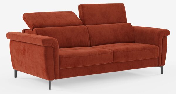 Capri divano letto di design con piedini alti - poggiatesta reclinabil