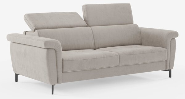Capri divano letto di design con piedini alti - poggiatesta reclinabil