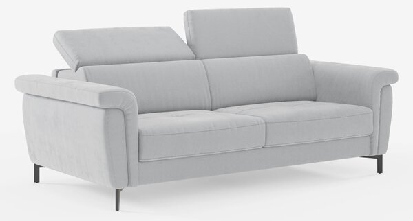 Capri divano letto di design con piedini alti - poggiatesta reclinabil