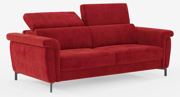 Capri divano letto di design con piedini alti - poggiatesta reclinabil
