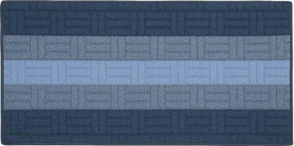 NBrand Tappeto per cucina in polipropilene 50x80 cm 4 Pz Blu - Mia