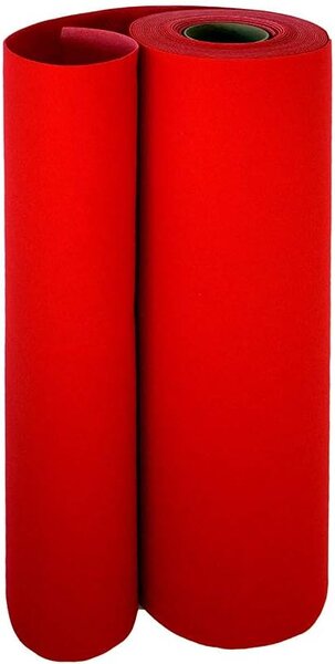 Divina Home Tappeto Moquette Guida Passatoia per Interno Esterno H 1x30 mt colore Rosso - SY554DH11