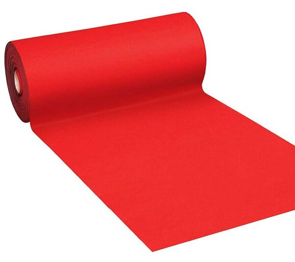 Divina Home Tappeto Moquette Guida Passatoia per Interno Esterno H 1x30 mt colore Rosso - SY554DH11