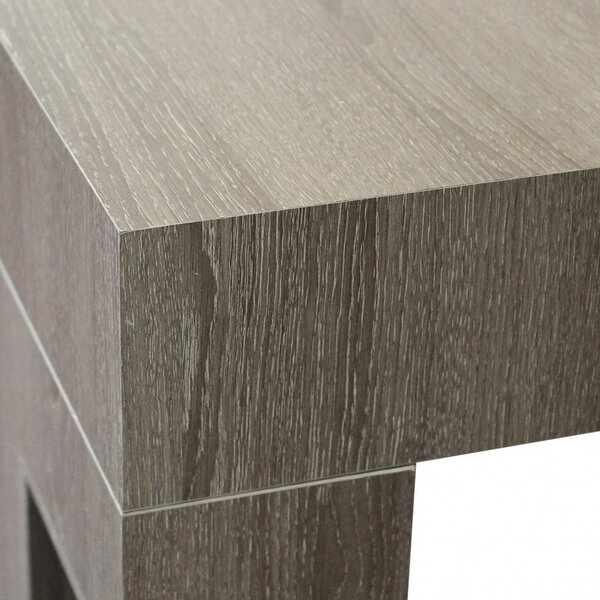 DecHome Tavolo Consolle Allungabile 3 metri Ingresso Design Moderno 45/96/147/198/249/300 x 90x75h cm colore Taupe