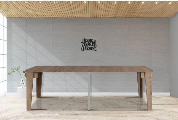DecHome Tavolo Consolle Allungabile 3 metri Ingresso Design Moderno Dimensioni 90-304x50x76 cm colore Rovere