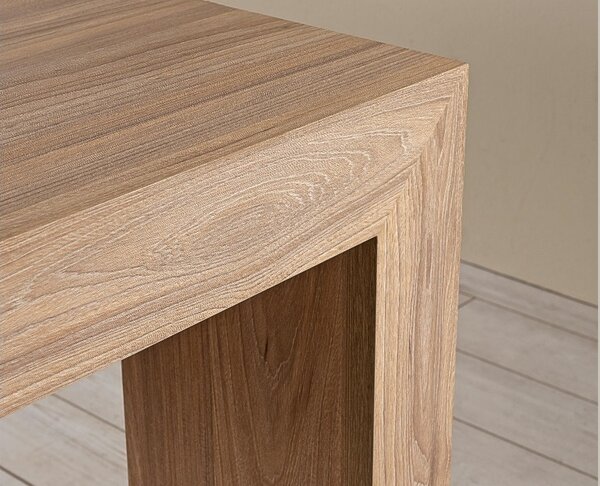 DecHome Tavolo Consolle Allungabile 3 metri Ingresso Design Moderno Dimensioni 50-300x90x76 cm colore Olmo