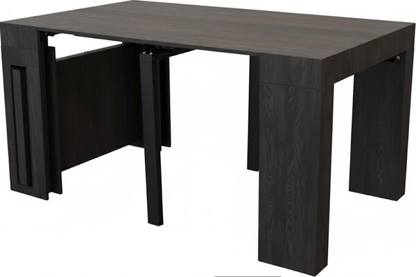 DecHome Tavolo Consolle Allungabile 3 metri Ingresso Design Moderno Effetto Legno 45/96/147/198/249/300 X 90 cm colore Antracite