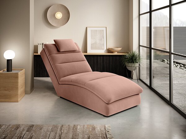 Chaise longue Pantelleria - Tessuto rosa