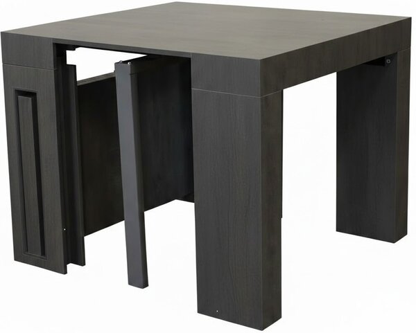DecHome Tavolo Consolle Allungabile 3 metri Ingresso Design Moderno Effetto Legno 45/96/147/198/249/300 X 90 cm colore Antracite
