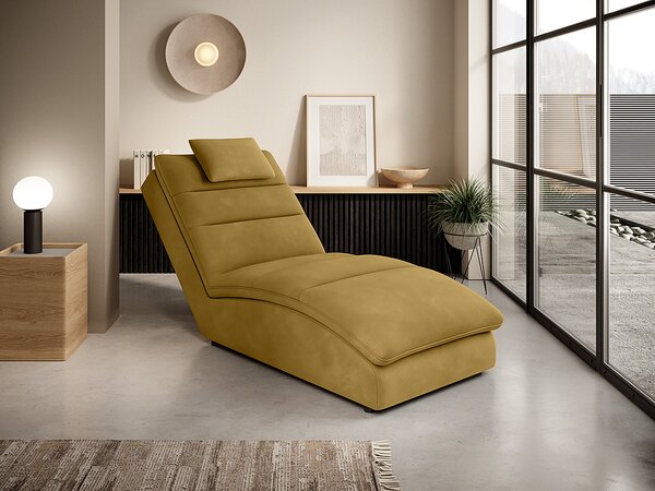 Chaise longue Pantelleria poltrona relax - Tessuto giallo
