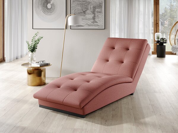 Chaise longue Cervinia - Tessuto rosa