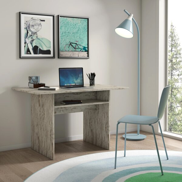 Terraneo Tavolo Consolle Allungabile Ingresso in Legno Riciclato 120x35/70x75h cm Effetto Vintage