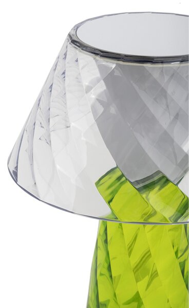 Lampada da Tavolo Abat-Jour in Metacrilato TATA 20x20x25h cm IP 20 Attacco G9 1xMAX 5 W Dotate di filo elettrico color Verde