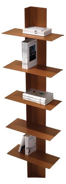 Libreria da Parete con ripiani in alluminio a colonna LIFT 46x22xh100 cm