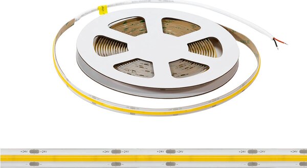 Striscia LED COB 24V 14W/m CRI>92 Professionale IP20 - 5 metri