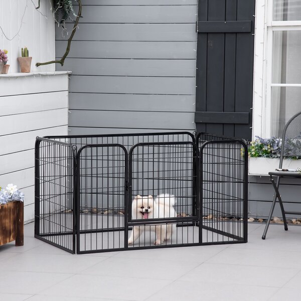 Outsunny - Recinto per cuccioli - Recinzione per animali - dimensioni: 125x80x70