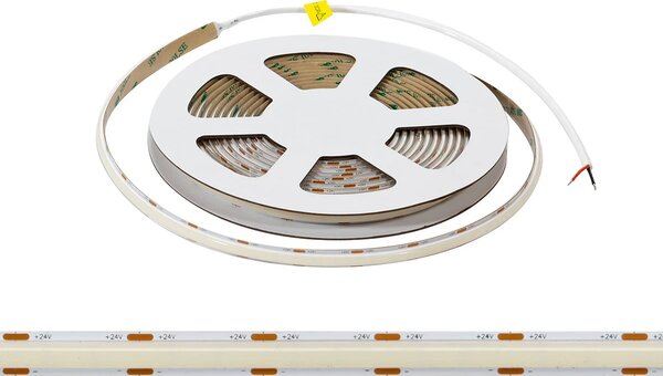 Striscia LED COB 24V 192W/m CRI>92 High Lumen Professionale IP20 - 5 metri