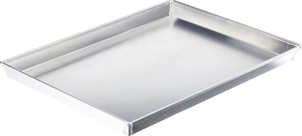 BALLARINI Teglia Forno per Pizza Rettangolare in Alluminio Puro 40 x 30 cm colore Argento