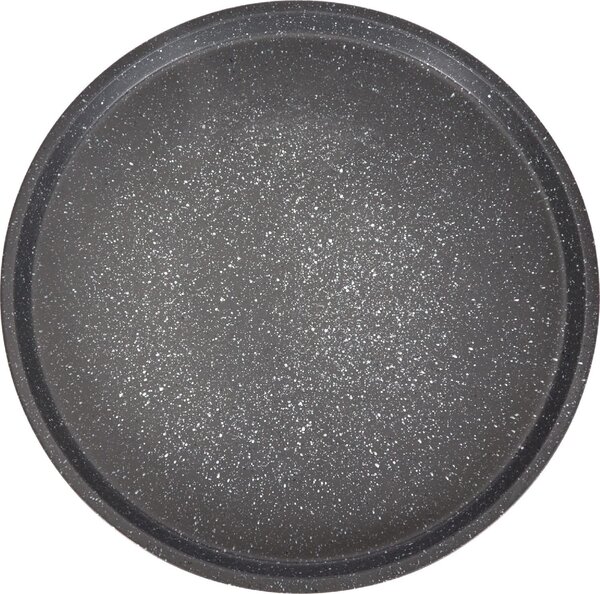 Aeternum Teglia Forno per Pizza Antiaderente Rotonda in Alluminio Rivestimento in Pietra 33 cm colore Grigio - Bakeware Petravera