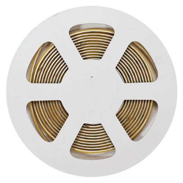 Striscia LED COB 24V 12W/m Tagliabile ogni 8mm Professionale IP20 - 5 metri