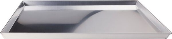 Pentole Agnelli Teglia Forno per Pizza Rettangolare in Alluminio 45 x 35 cm colore Argento - Pasticceria