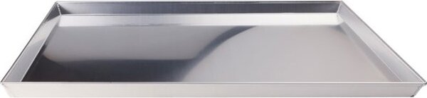Pentole Agnelli Teglia Forno per Pizza Rettangolare in Alluminio 35 x 28 cm colore Argento - Pasticceria