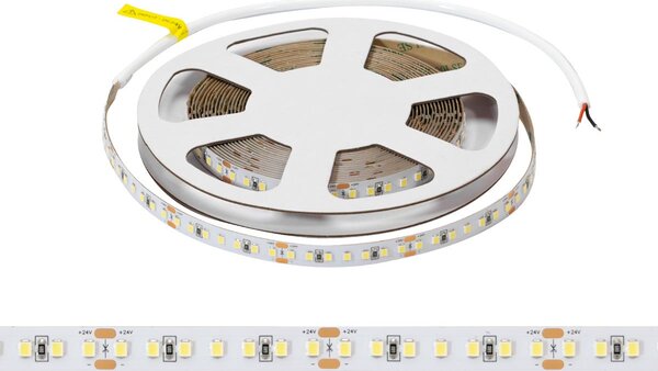 Striscia LED 24V 144W/m specifica per Banchi Pescheria IP54 - 5 metri