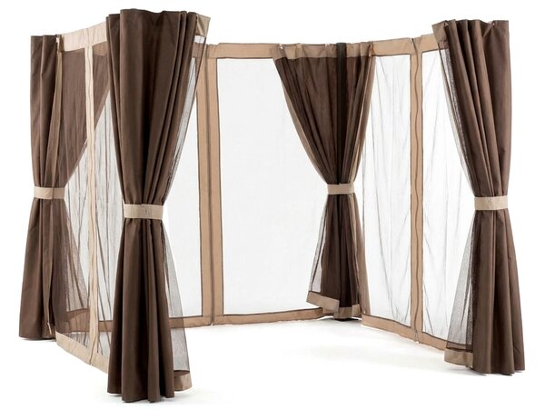 Giardini del Re Teli per Gazebo 3x4 mt Set da 4 Teli Laterali per Gazebo Adventure
