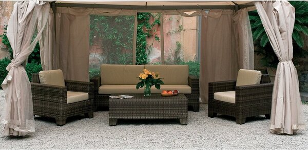 Giardini del Re Teli per Gazebo 3x4 mt Set da 4 Teli Laterali per Gazebo Sahara