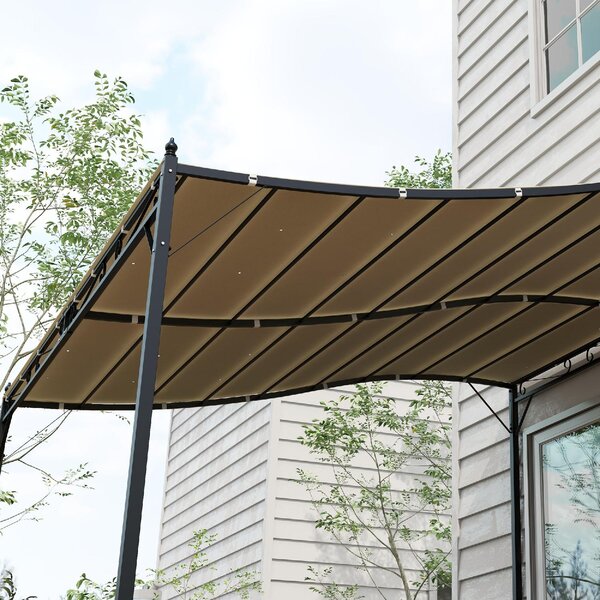 VivaGarden Telo Copertura per Pergola 3x3 m in Poliestere con 16 Fori di Drenaggio 297x297 cm colore Beige