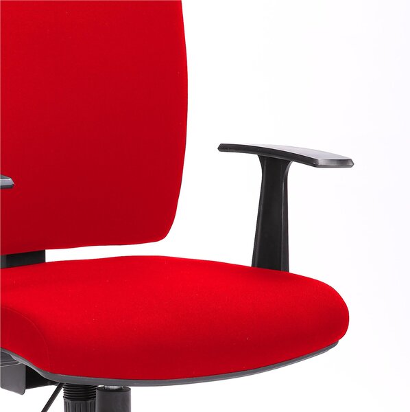 Poltrona operativa New Orleans con Braccioli L65 x P61 x H98-h107,5 cm colore rosso