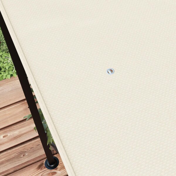 VivaGarden Telo Copertura per Pergola 3x3 m in Poliestere con 16 Fori di Drenaggio 297x297 cm colore Beige