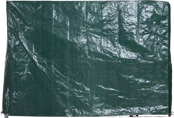VivaGarden Telo Di Copertura Per Mobili da Esterno Impermeabile Anti Muffa con Fissaggio In Pe Verde 215x155x150 cm