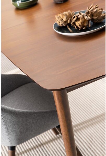 Tavolo da pranzo con effetto noce allungabile con estensione 90x180 cm Montreux – Actona