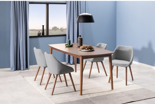 Tavolo da pranzo con effetto noce allungabile con estensione 90x180 cm Montreux – Actona