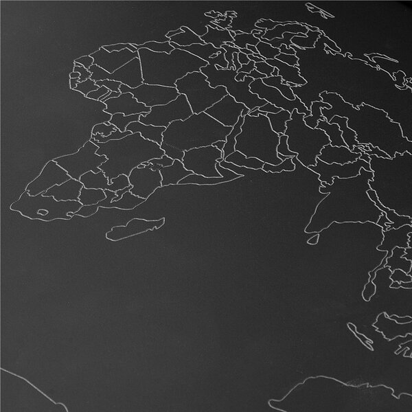 Poggiapolso per scrivania UNDERNEATH GLOBAL THINKING, 51x41.2H3.6 cm, colore Nero