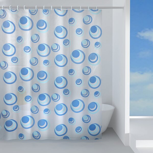 GEDY Tenda da doccia Materiale PEVA 240x200 cm colore Azzurro - TVI 1340 2430 G-Orbita