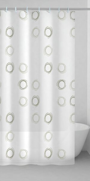 GEDY Tenda da doccia Materiale PEVA 180x200 cm colore Grigio - TVI 1333 1830 G-Nidi