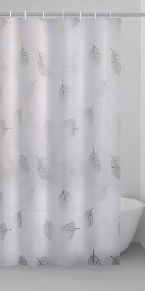 GEDY Tenda da doccia Materiale PEVA 180x200 cm colore Grigio - TVI 1353 1830 G-Fogliage