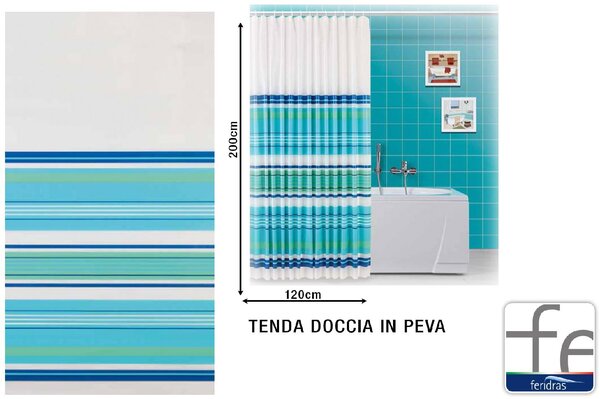 Feridras Tenda Doccia in Peva cm 120x200 - R187054