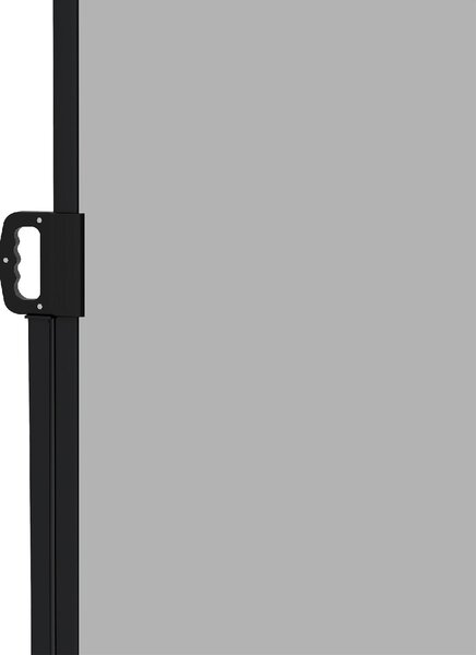 DecHome Tenda Laterale Retrattile 400x180 cm con Maniglia in Metallo Alluminio e Poliestere colore Grigio Chiaro - U5531LG
