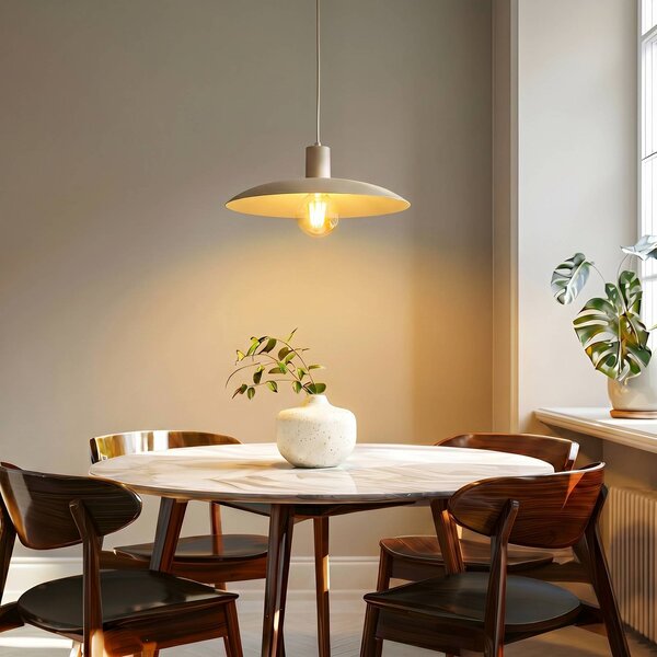 Lampada a sospensione Astra TK Lighting, dimmerabile, Crema / Ambra, Soggiorno / Sala da pranzo, Metallo, Moderno, Lampada a sospensione