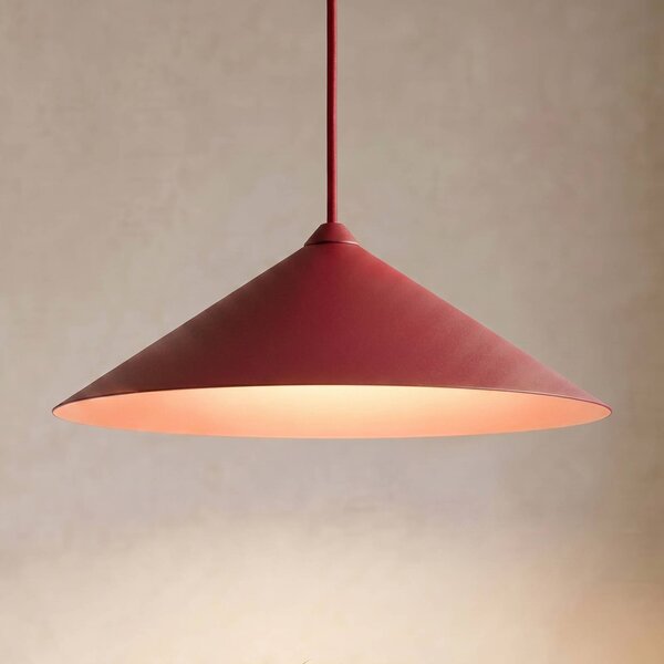 Lampada a sospensione Lume XL TK Lighting, dimmerabile, Rosso, Soggiorno / Sala da pranzo, Metallo, Moderno, Lampada a sospensione