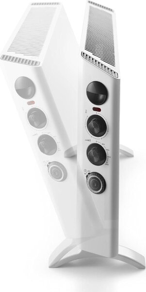 De Longhi Termoconvettore a parete / pavimento Stufa elettrica per Riscaldamento Potenza 2000 Watt con Timer e Termostato - HSX3320FTS