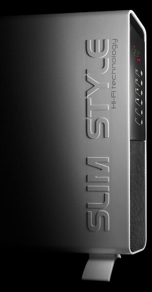 De Longhi Termoconvettore a parete / pavimento Stufa elettrica per Riscaldamento Potenza 2000 Watt con Timer e Termostato - HCX3220FTS