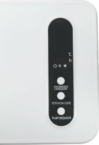 DCG Termoconvettore a parete Stufa elettrica per Riscaldamento Potenza 2000 Watt con Timer e Telecomando - TCM55T